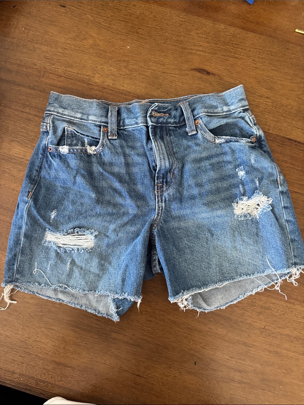 Old navy Women's Distressed Denim Shorts - Blue